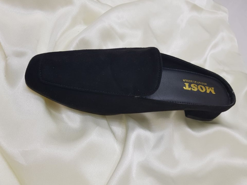 New suede slippers blotter ootd casual flat shoes 