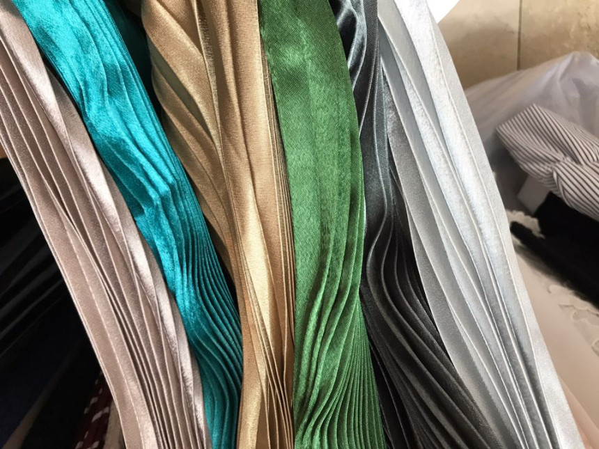 Special glam wrinkle Long skirt 6col pit This pret