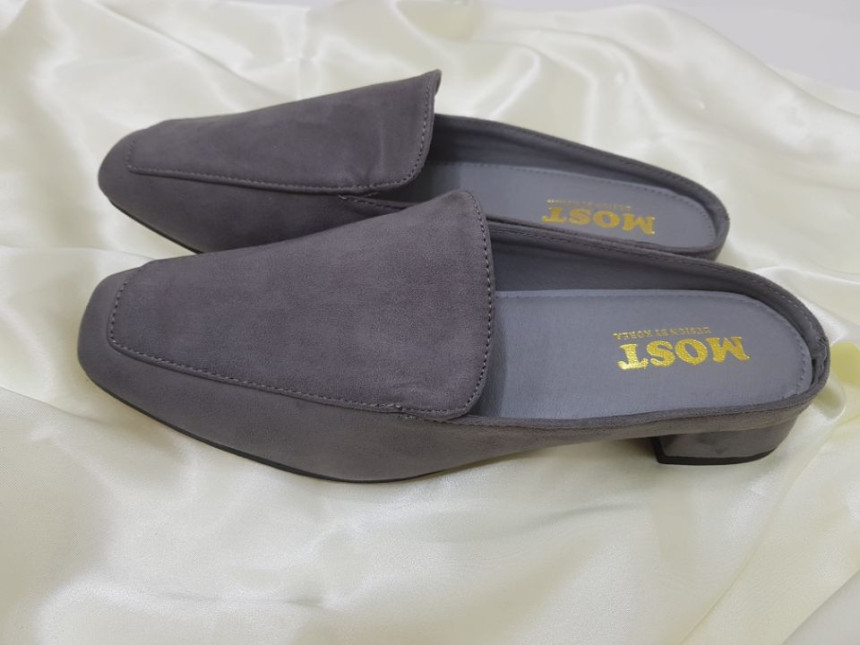 New suede slippers blotter ootd casual flat shoes 