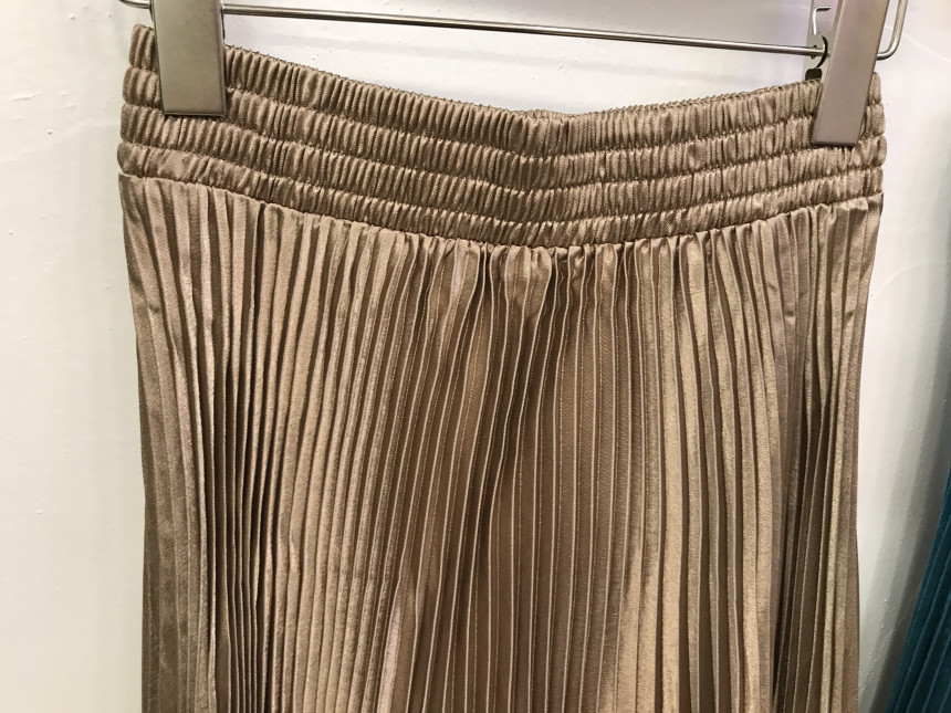 Special glam wrinkle Long skirt 6col pit This pret