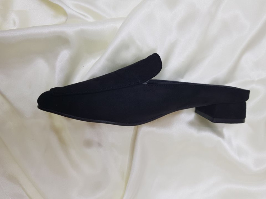 New suede slippers blotter ootd casual flat shoes 