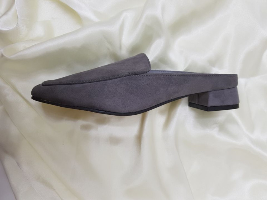 New suede slippers blotter ootd casual flat shoes 