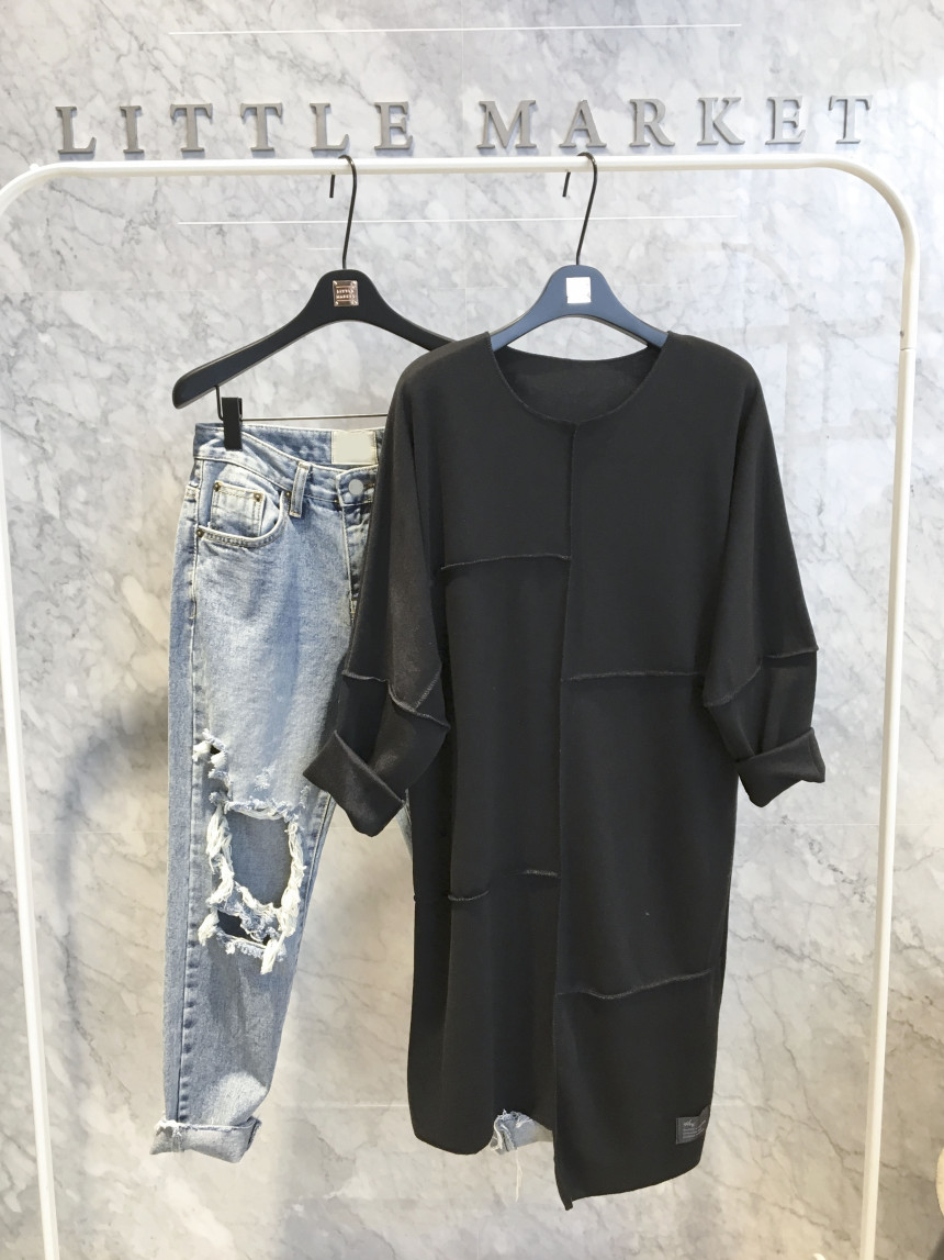 basic Uncontracted Round T-Shirt One Piece Plain R