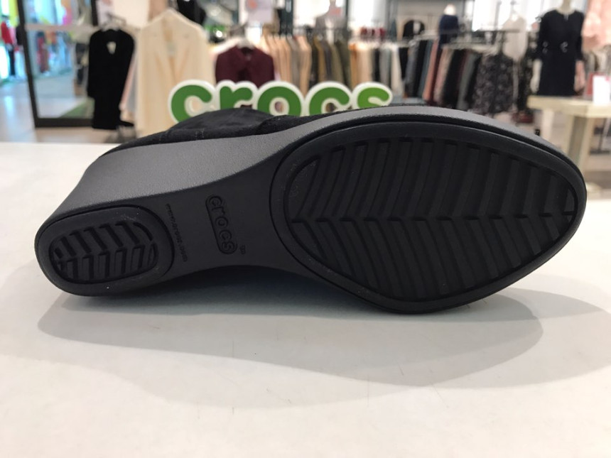 203864 Ray Suede Wedge Booty Korean