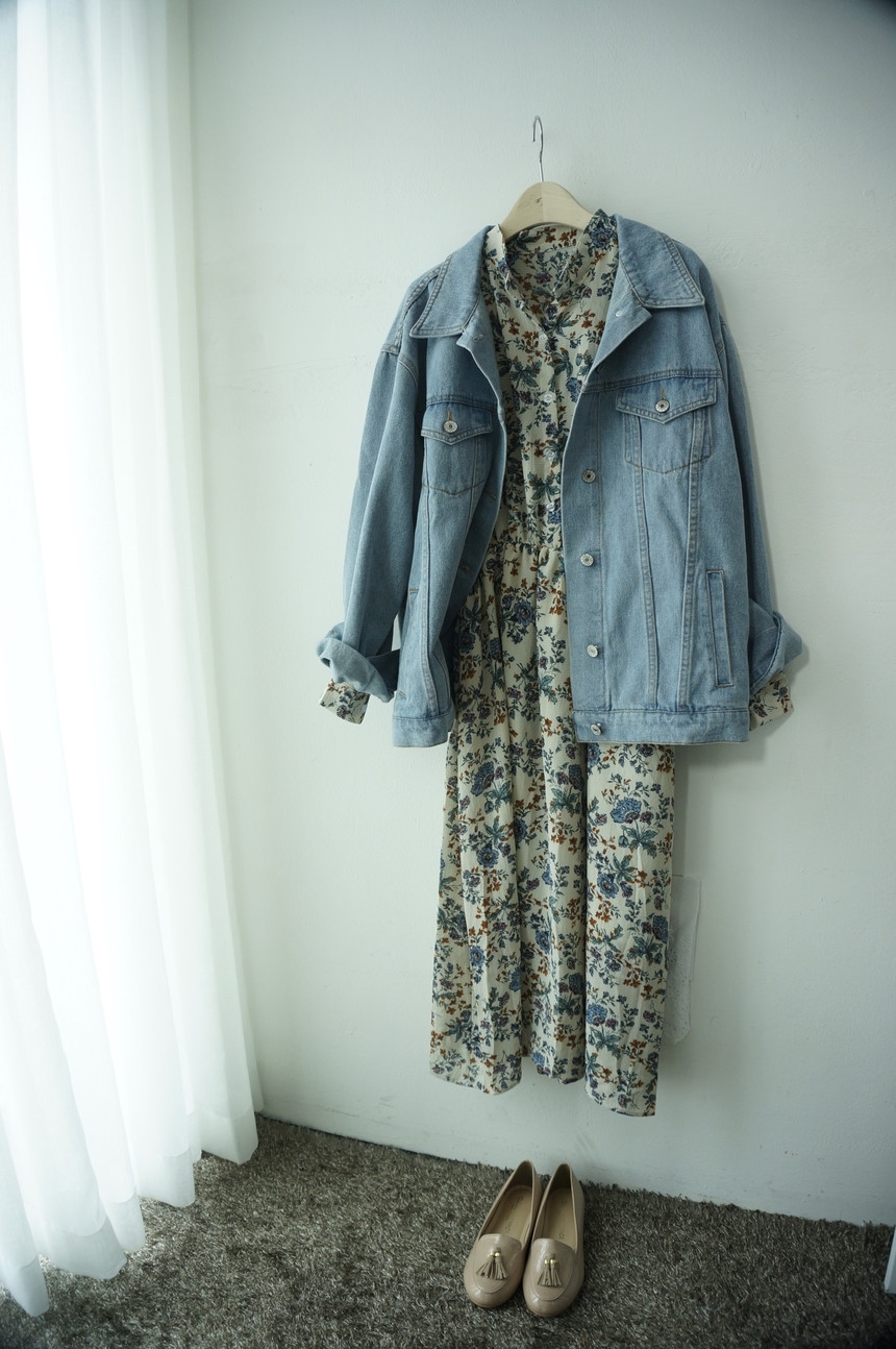 New Women Dress Feminine Flower Long Dress Chiffon