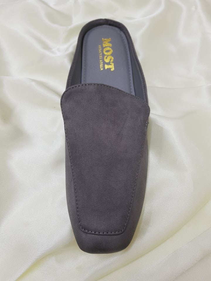 New suede slippers blotter ootd casual flat shoes 