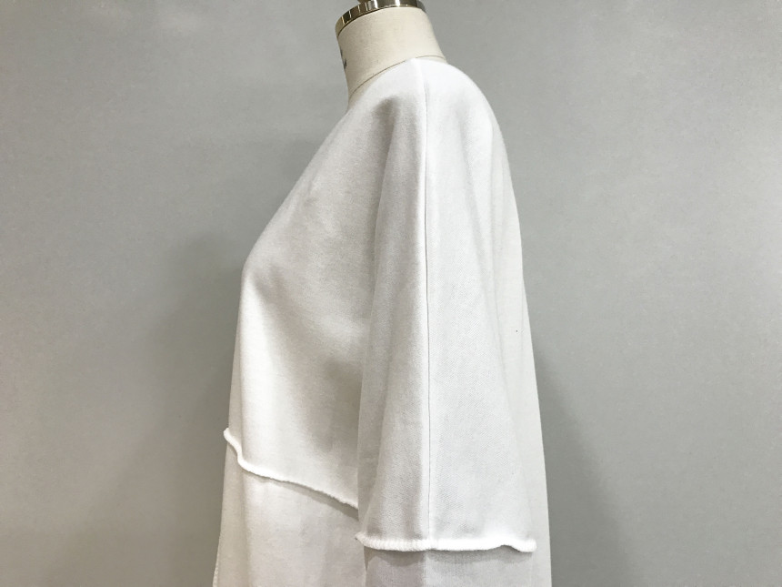 basic Uncontracted Round T-Shirt One Piece Plain R