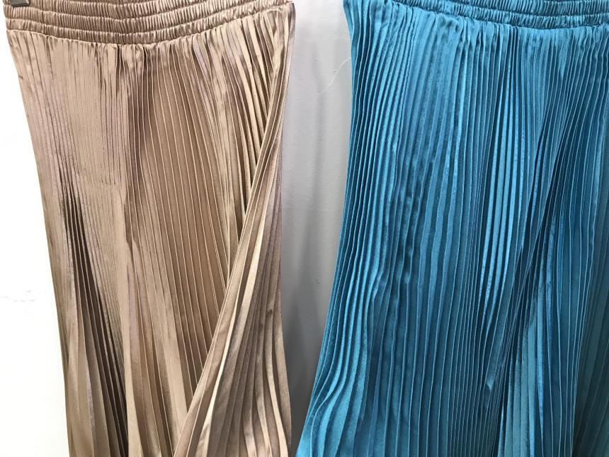 Special glam wrinkle Long skirt 6col pit This pret