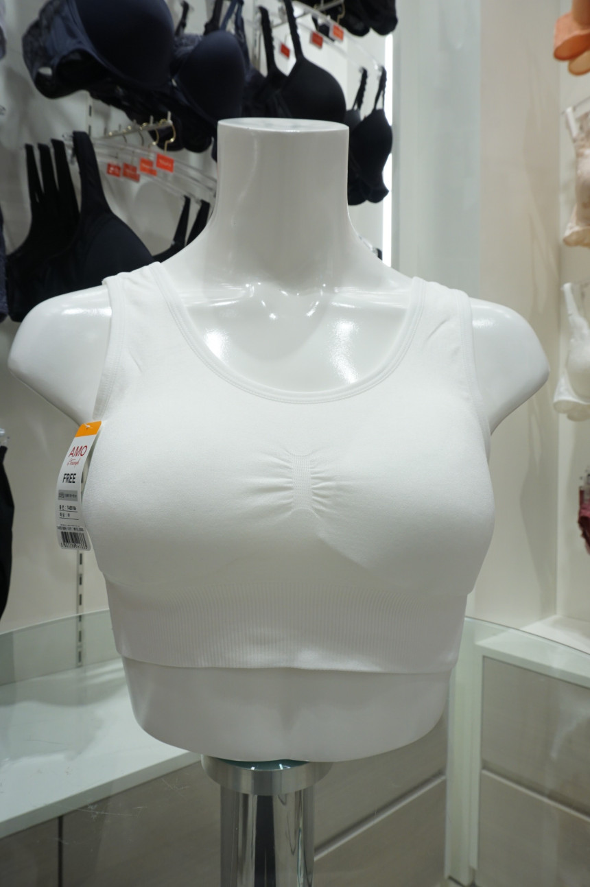 New Triumph White Sports Bra TAB5186 IV ELEGANT Co