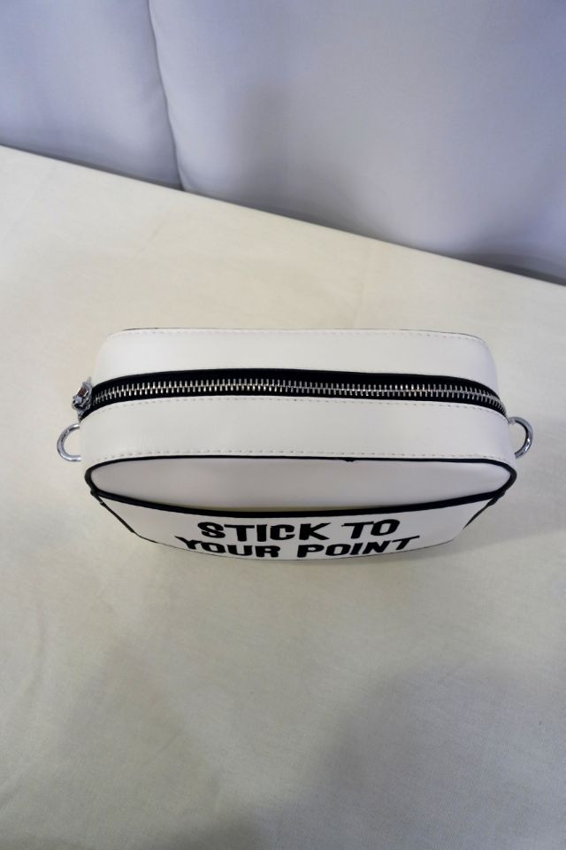 New lettering square mini cross bag