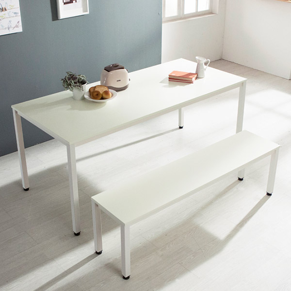 e스마트 스틸 테이블 1600x800 (일자다리)