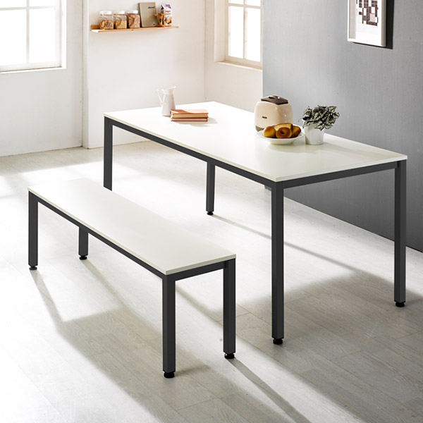 e스마트 스틸 테이블 1800x800 (일자다리)