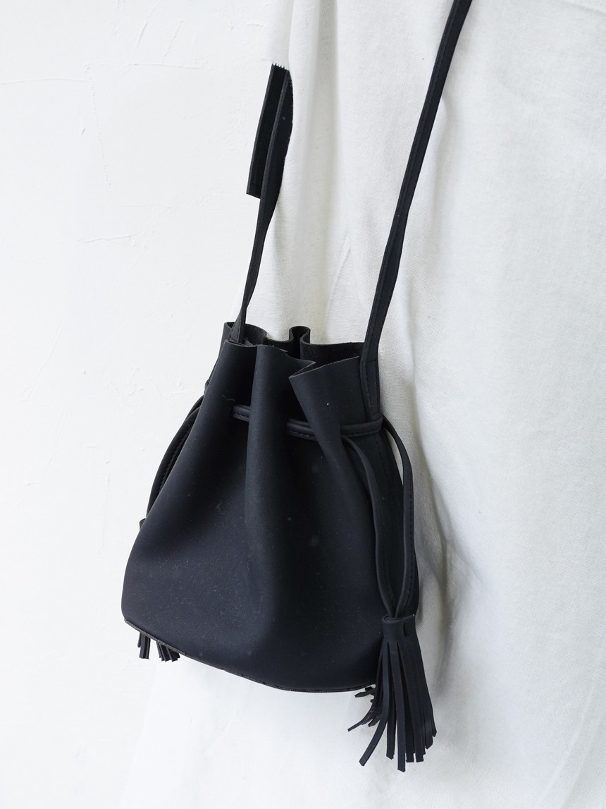 New suede mini bucket 4color kitsch bag casual coo