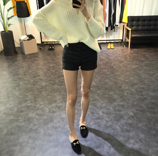 Women Short Pants Tote Coat Shorts Girls Jean Coor