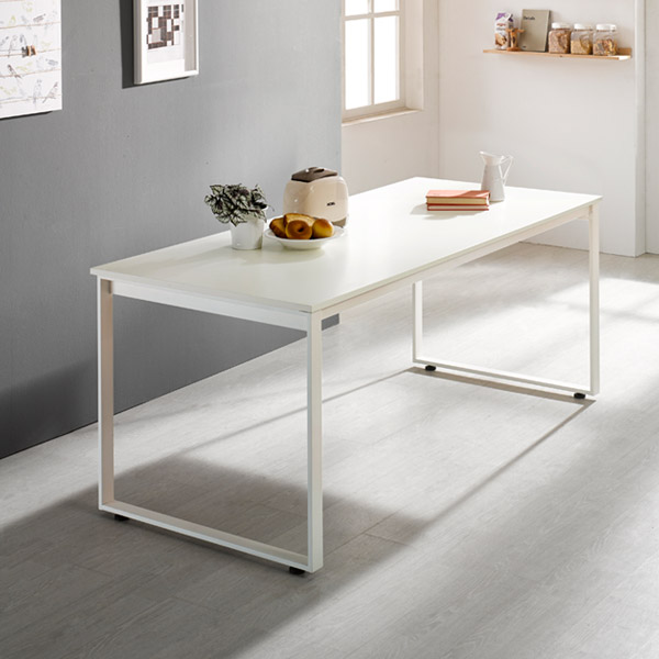 e스마트 스틸 테이블 1600x800 (사각다리)