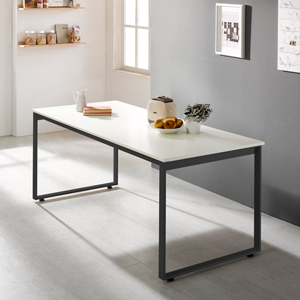 e스마트 스틸 테이블 1600x800 (사각다리)