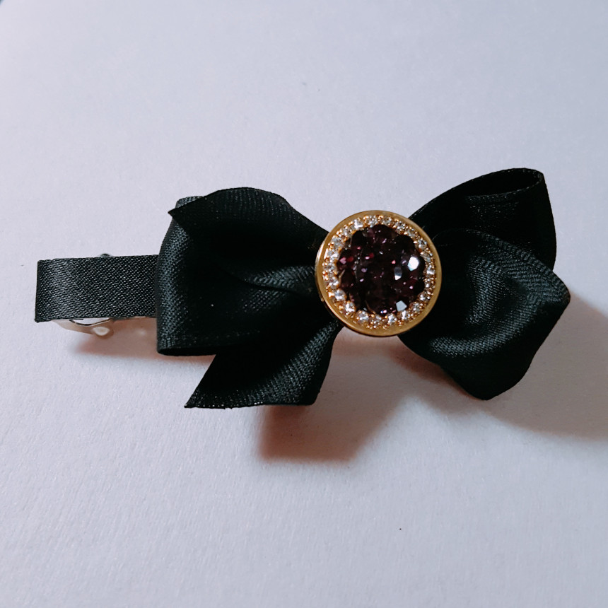 Hair Accessories Swirl ribbon pin 2color LKJ0680 c