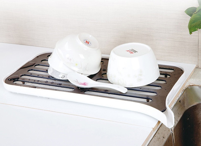 Water drop tray 3color Tableware Drying rack goods