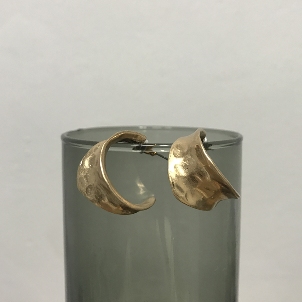 Gold Vintage Mini Ring Earring Earring Bold