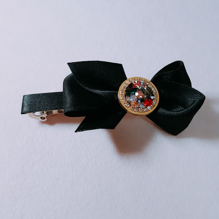 Hair Accessories Swirl ribbon pin 2color LKJ0680 c