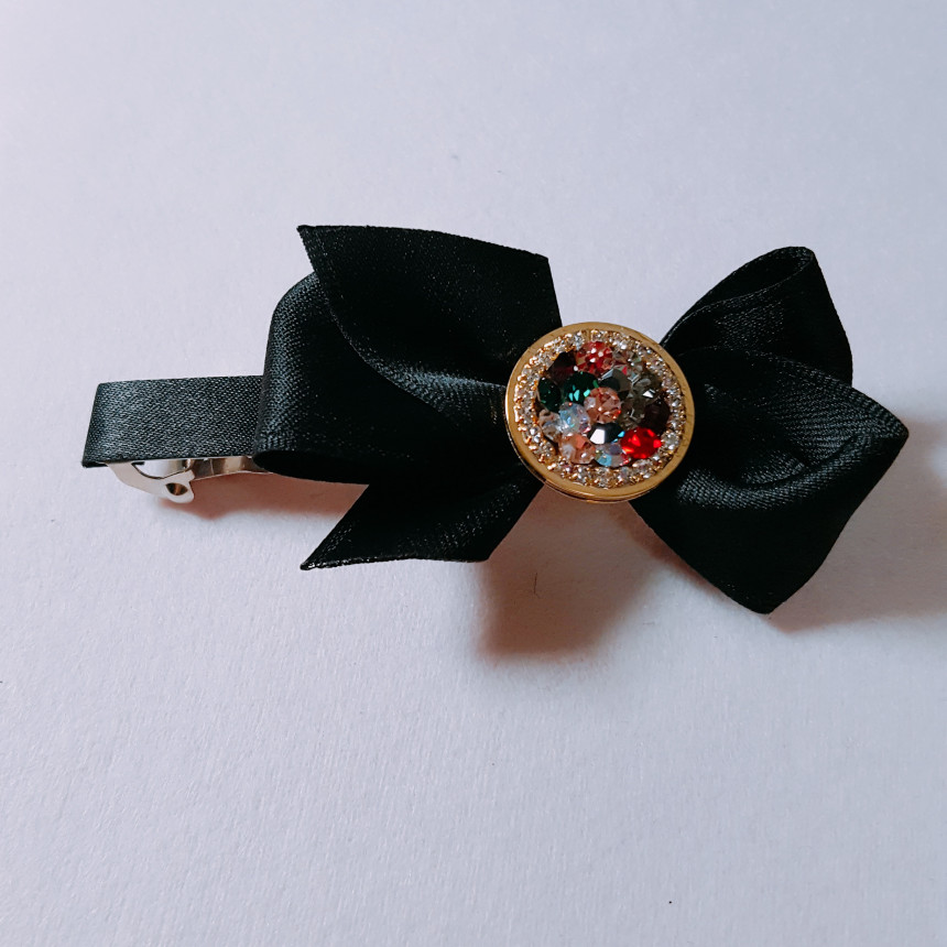 Hair Accessories Swirl ribbon pin 2color LKJ0680 c