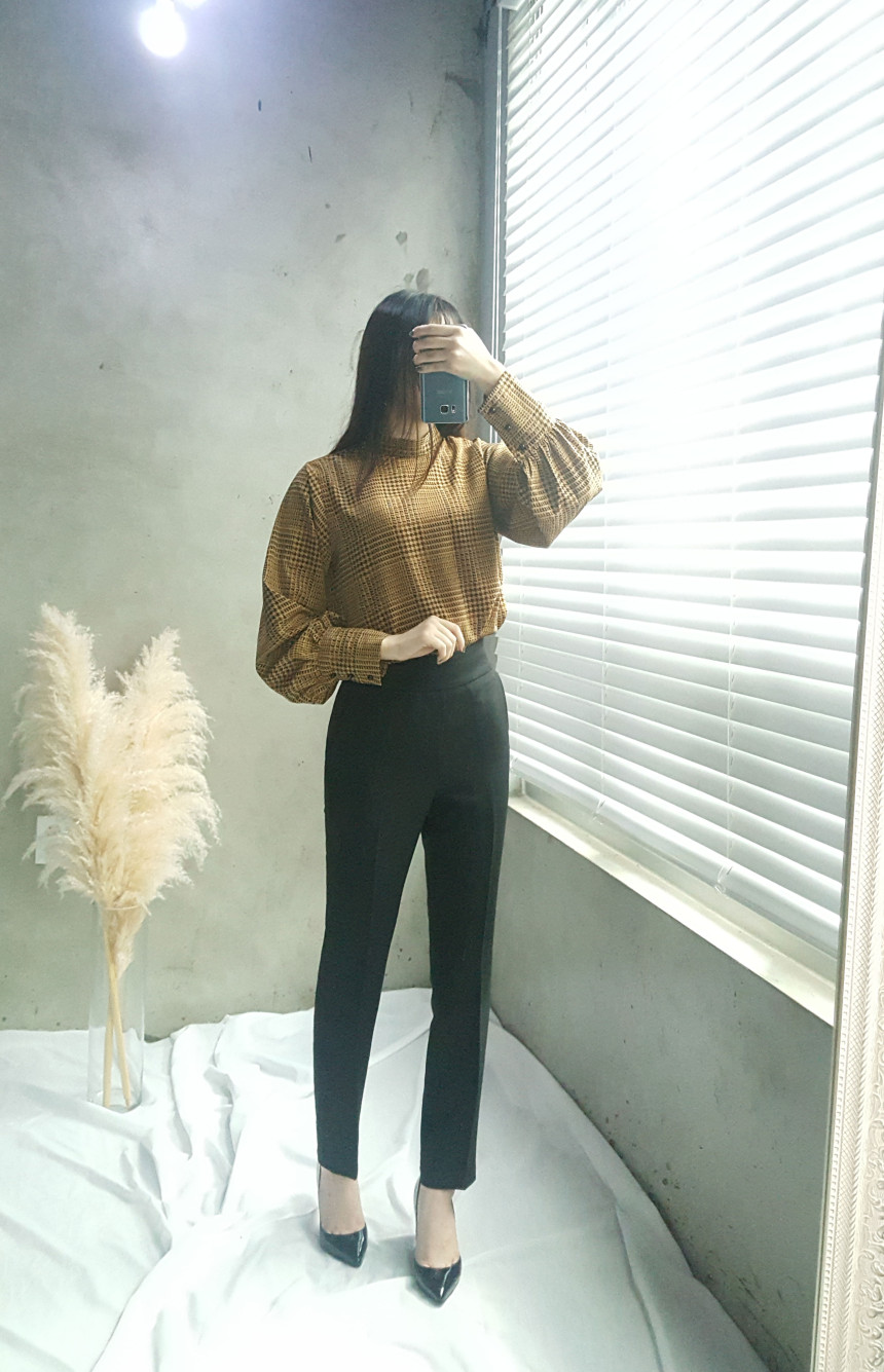 Women Blouses Koen Check Blouse New Year Party Cod