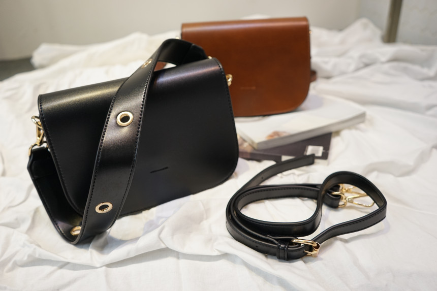 New Three Way Mini Leather Leather Back Brown Bag 