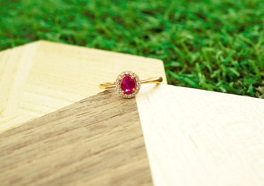 <b><p>14k Rose Gold simple point natural Ruby ste</p></b><b><p>14k ローズゴールド シンプル ポイント 天然 ルビー 原石 リング 高級感のあるアクセサリー</p></b><br /><br /><p align='center'>