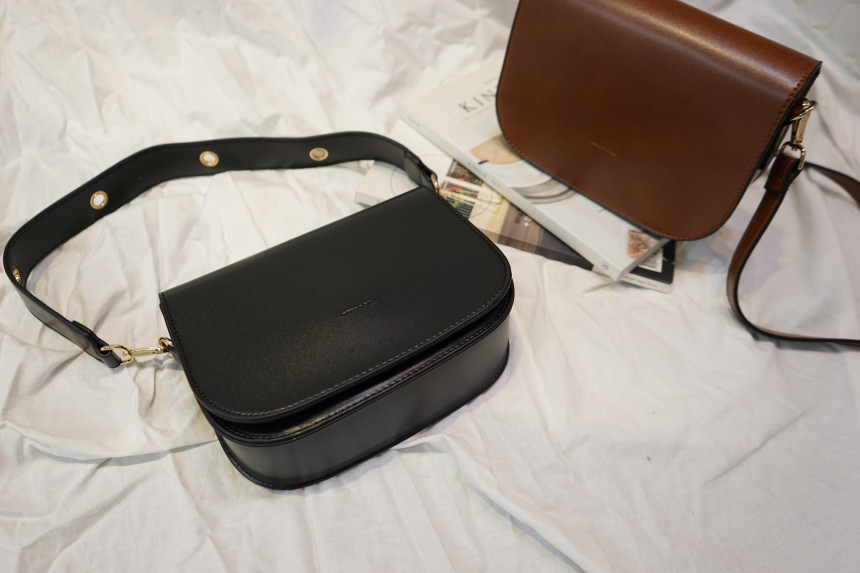 New Three Way Mini Leather Leather Back Brown Bag 