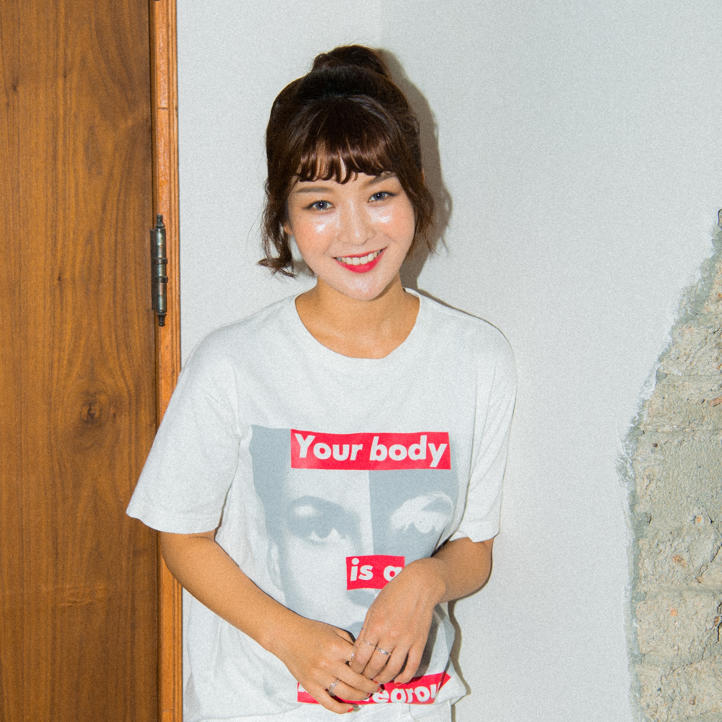 여성 앞머리 볼륨 시스루뱅 피스 가발 베이비펌 - 상품 이미지