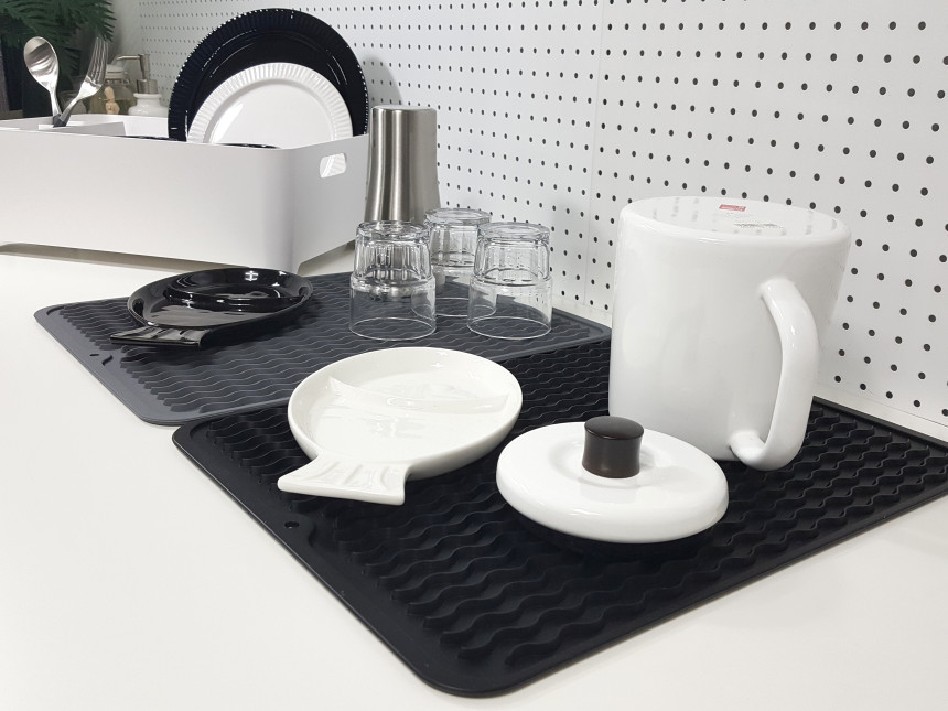 Silicone Drying Tableware Drying Table Kitchen Mat
