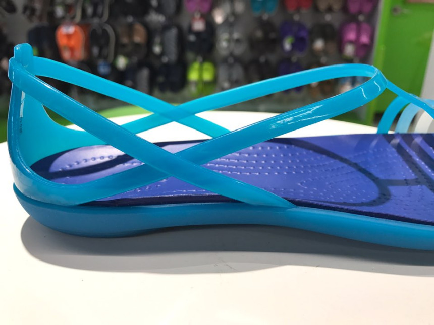 NEW WOMEN JELLY SHOES Crocodile Isabella Sandals W