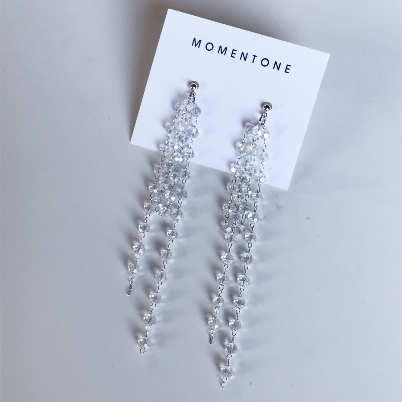 Crystal Drop Earrings Bling Bling Cubic Party Quiz