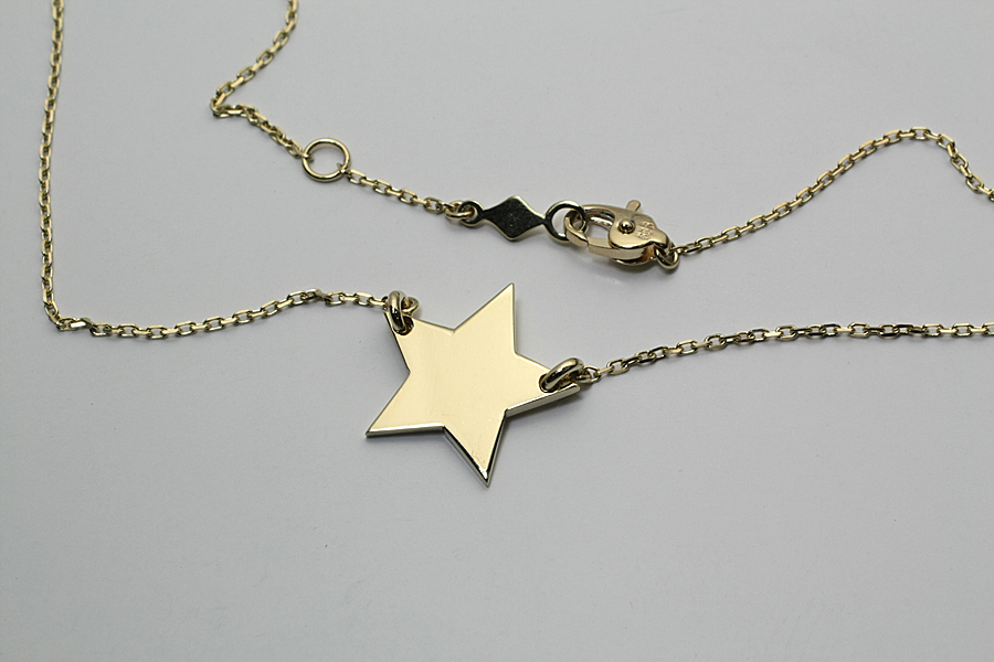 14k 18k Necklace Stars Pendants Daily Simple Gifts