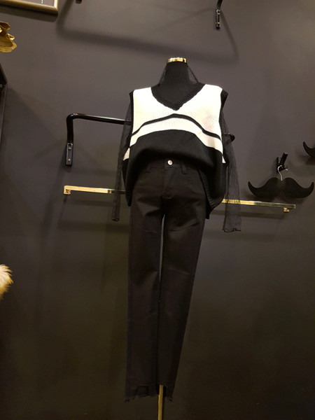 Korea Jeans Pants Black Everywhere Span Date Jeans