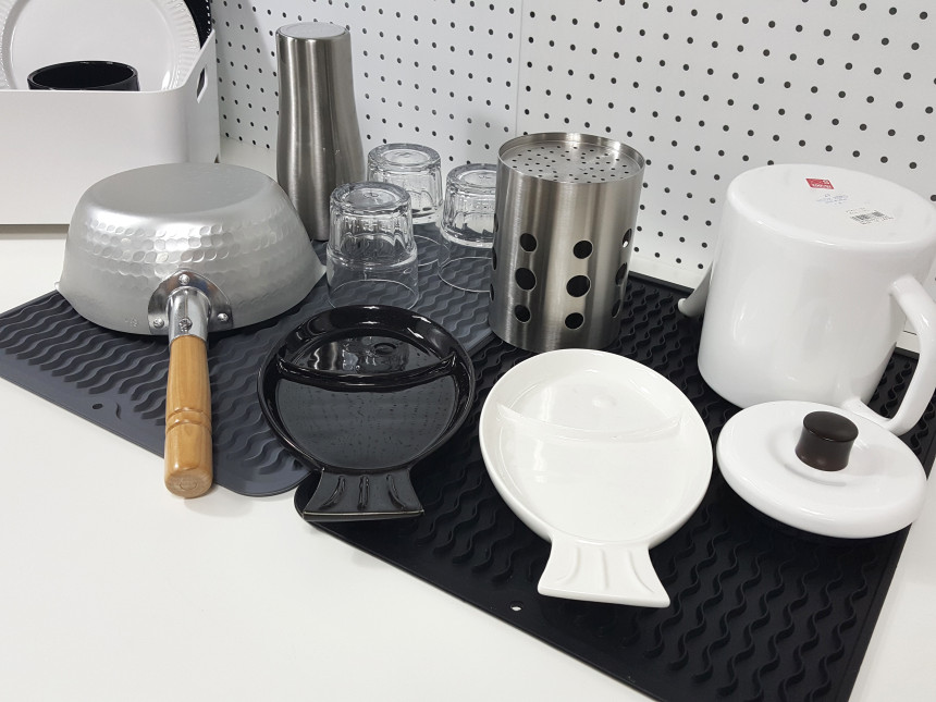 Silicone Drying Tableware Drying Table Kitchen Mat