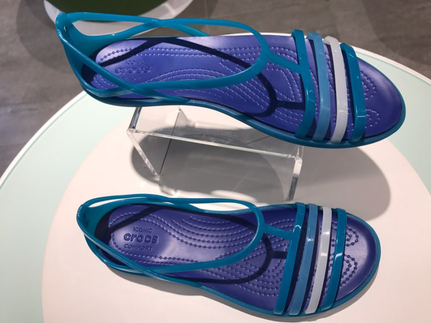 NEW WOMEN JELLY SHOES Crocodile Isabella Sandals W