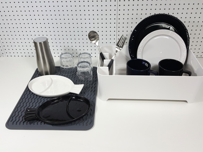 Silicone Drying Tableware Drying Table Kitchen Mat