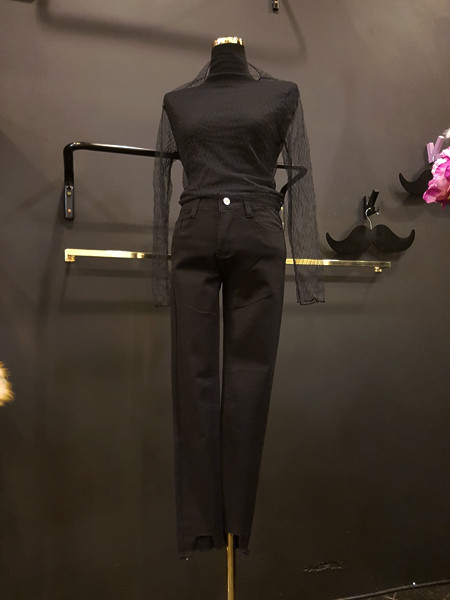 Korea Jeans Pants Black Everywhere Span Date Jeans