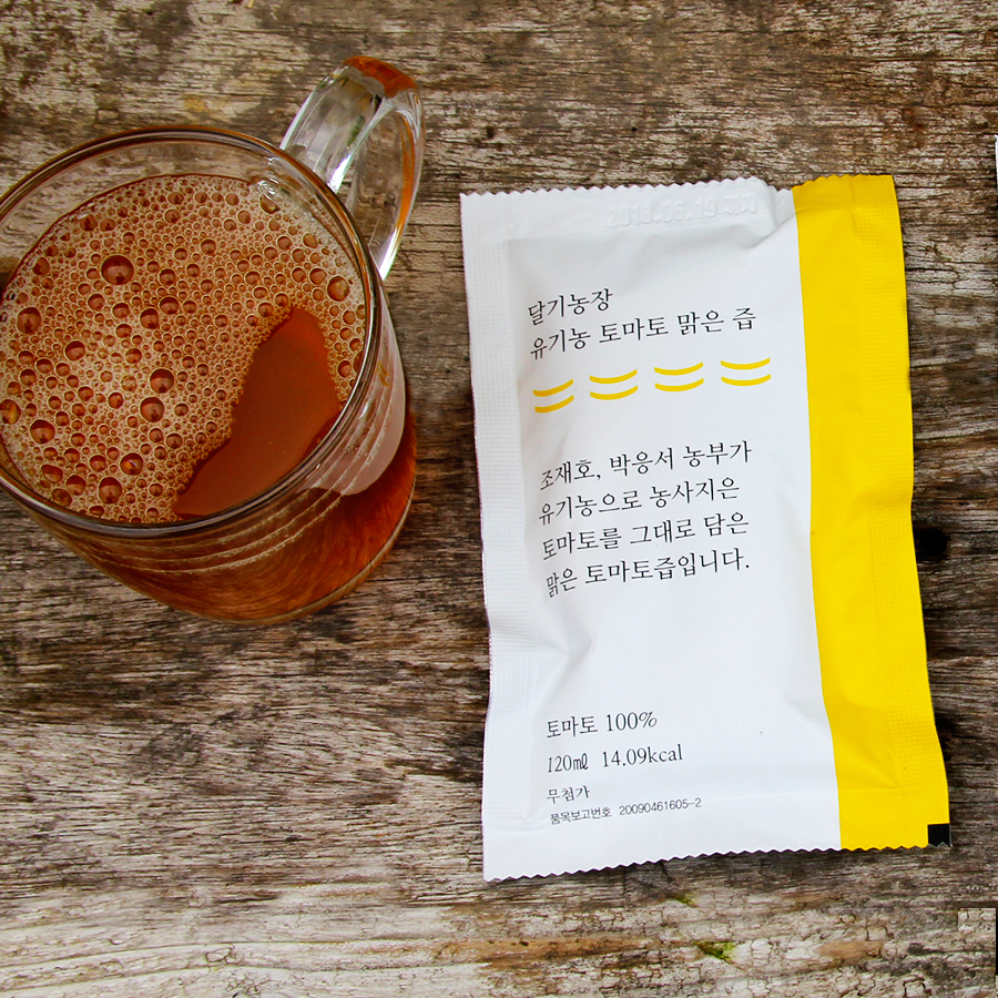 달기농장 유기농 무가당 토마토 맑은즙 주스 유기가공 쥬스 해썹 이미지 8