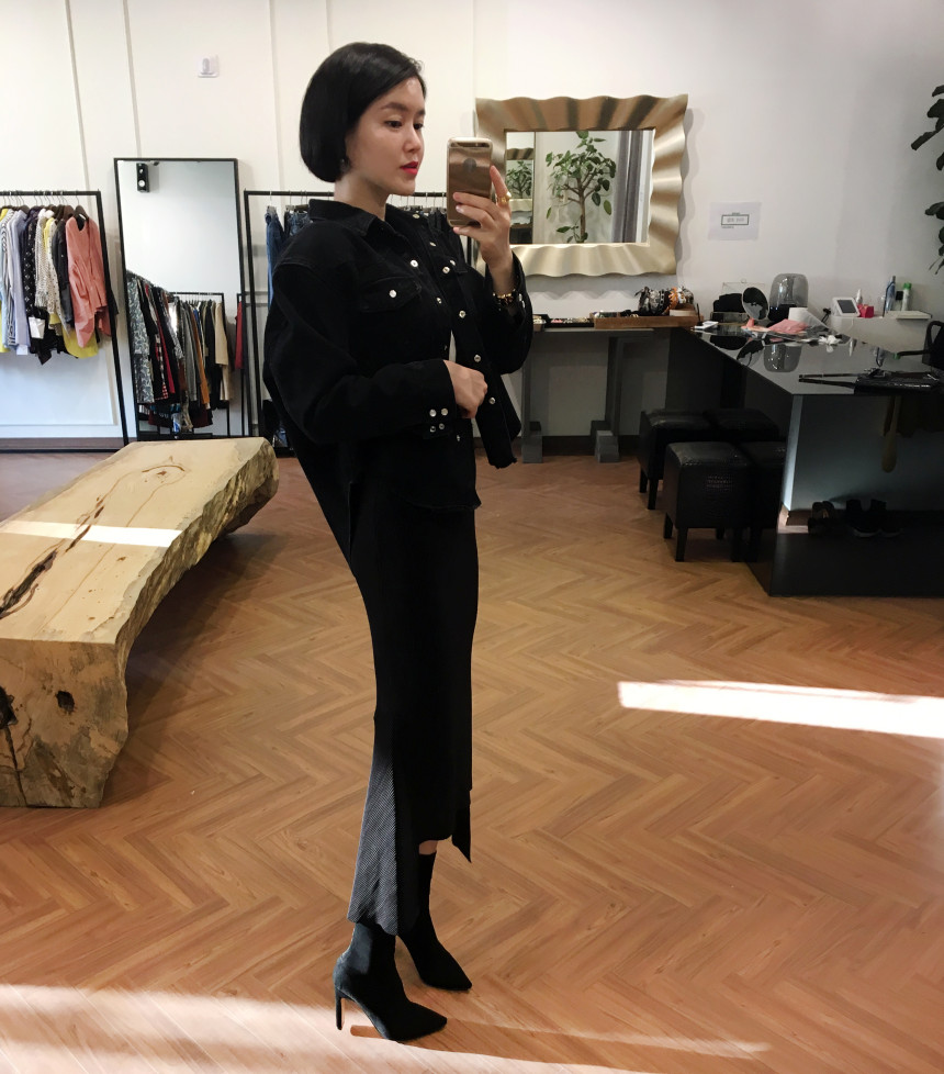 High Golgi Uniform Top Long Skirt 234 Fabric Ruffl