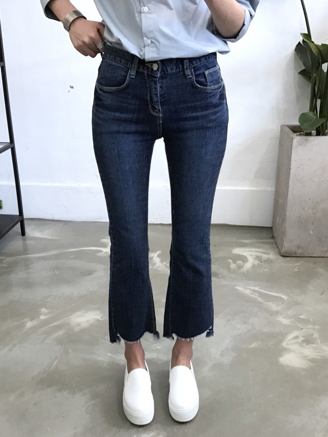 Korea Jeans Pants Skirts Cutting Jeans 711 Autumn 