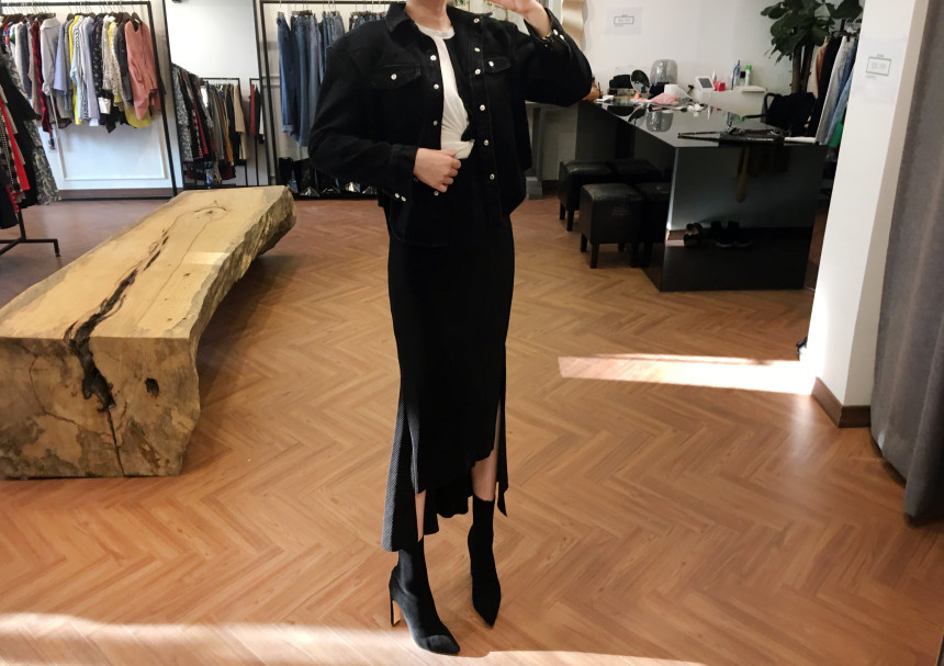 High Golgi Uniform Top Long Skirt 234 Fabric Ruffl