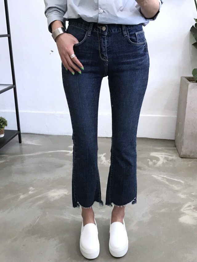 Korea Jeans Pants Skirts Cutting Jeans 711 Autumn 