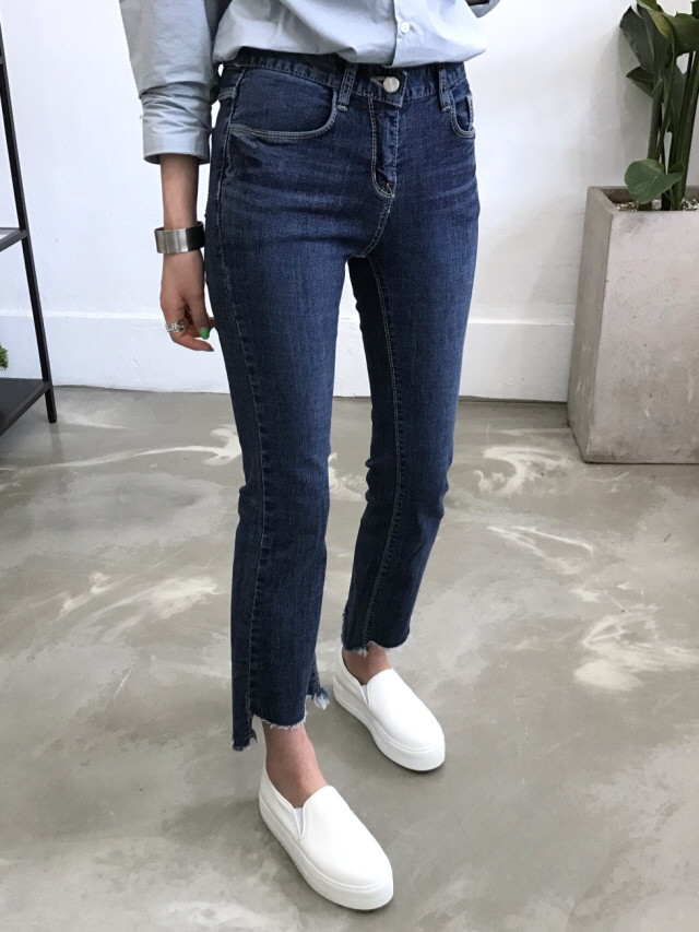 Korea Jeans Pants Skirts Cutting Jeans 711 Autumn 