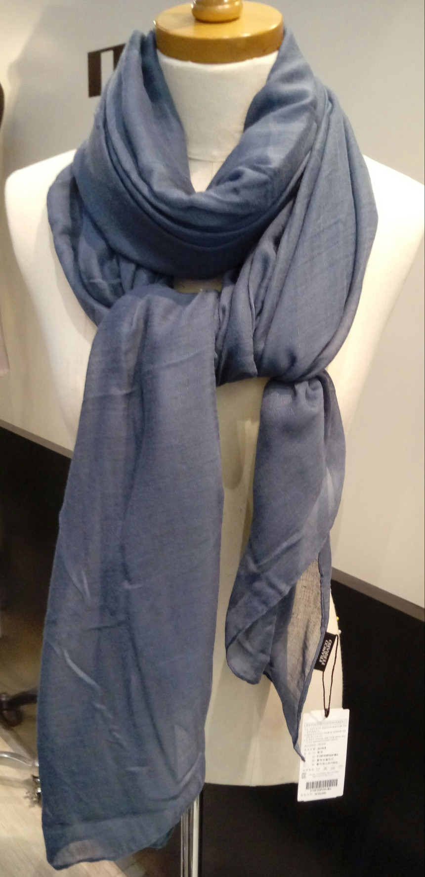 Franco Feraro Estilo scarf CLEO SOLID F18F2HP Gull