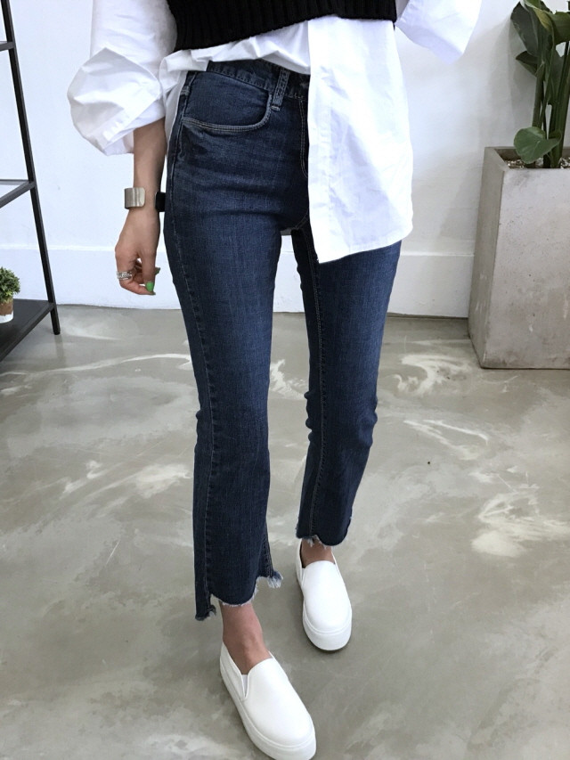 Korea Jeans Pants Skirts Cutting Jeans 711 Autumn 