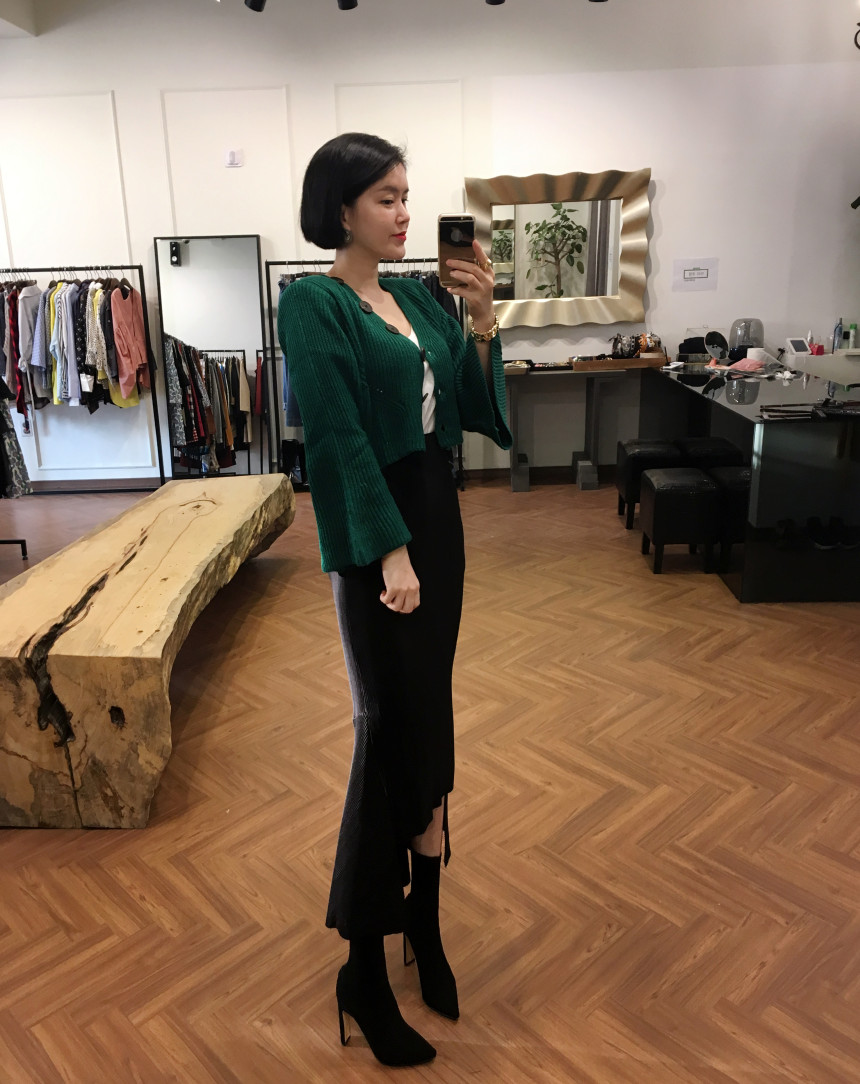 High Golgi Uniform Top Long Skirt 234 Fabric Ruffl