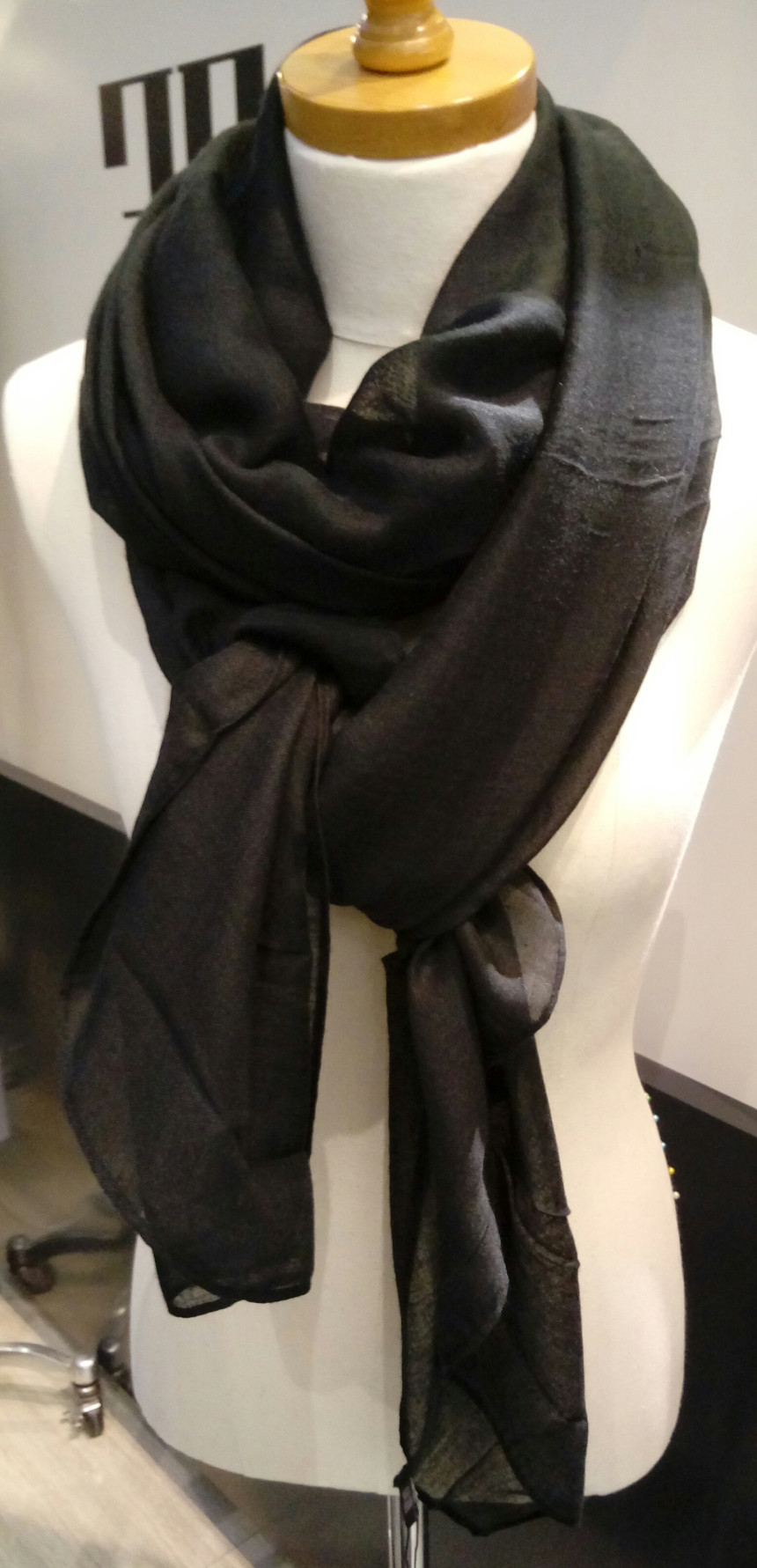 Franco Feraro Estilo scarf CLEO SOLID F18F2HP Gull