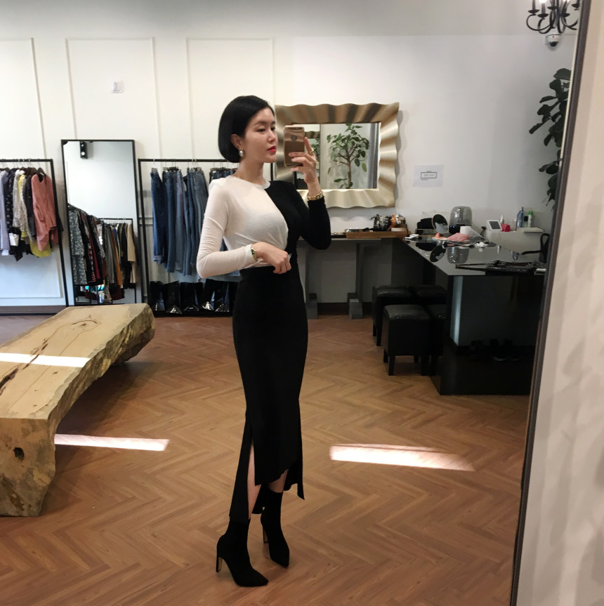 High Golgi Uniform Top Long Skirt 234 Fabric Ruffl